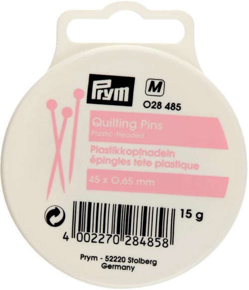 Prym Plastic-Headed Straight pins V2A 0.65 x 32 mm neon